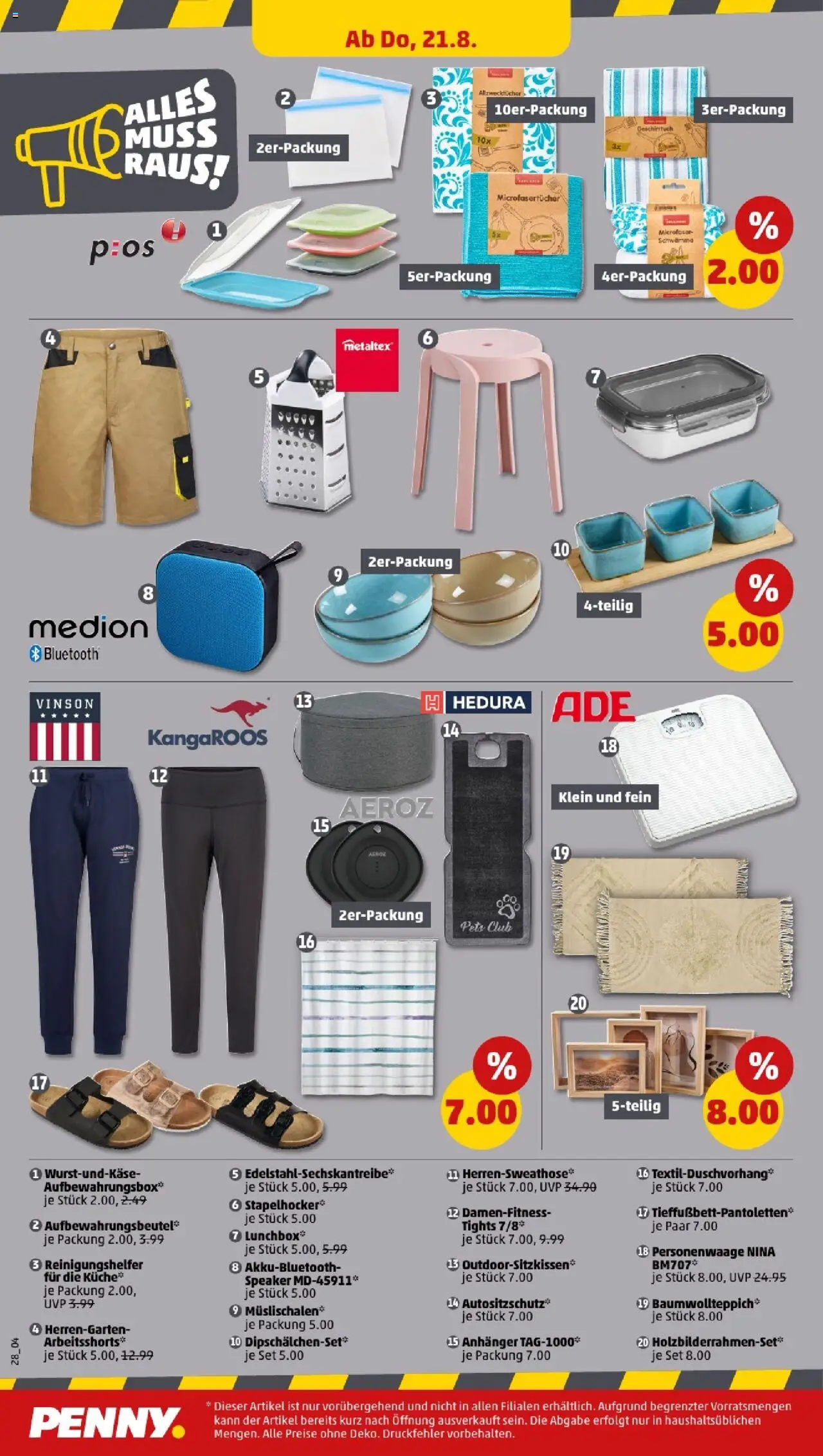 Penny - Bayern - gültig ab dem 18.08.2025 | Seite: 28 | Produkte: Küche, Personenwaage