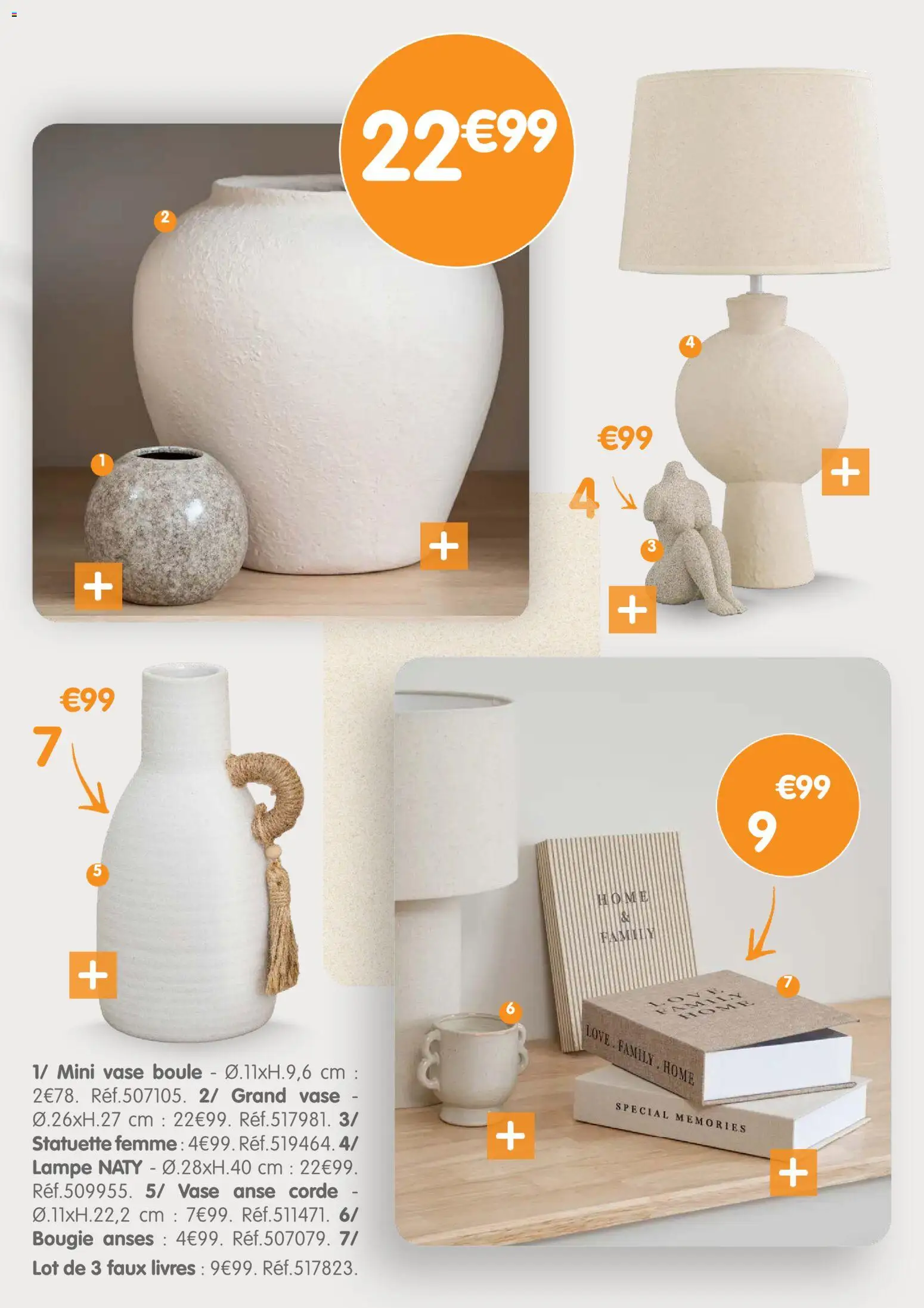 {H1} | Page: 3 | Produits: Vase, Lampe