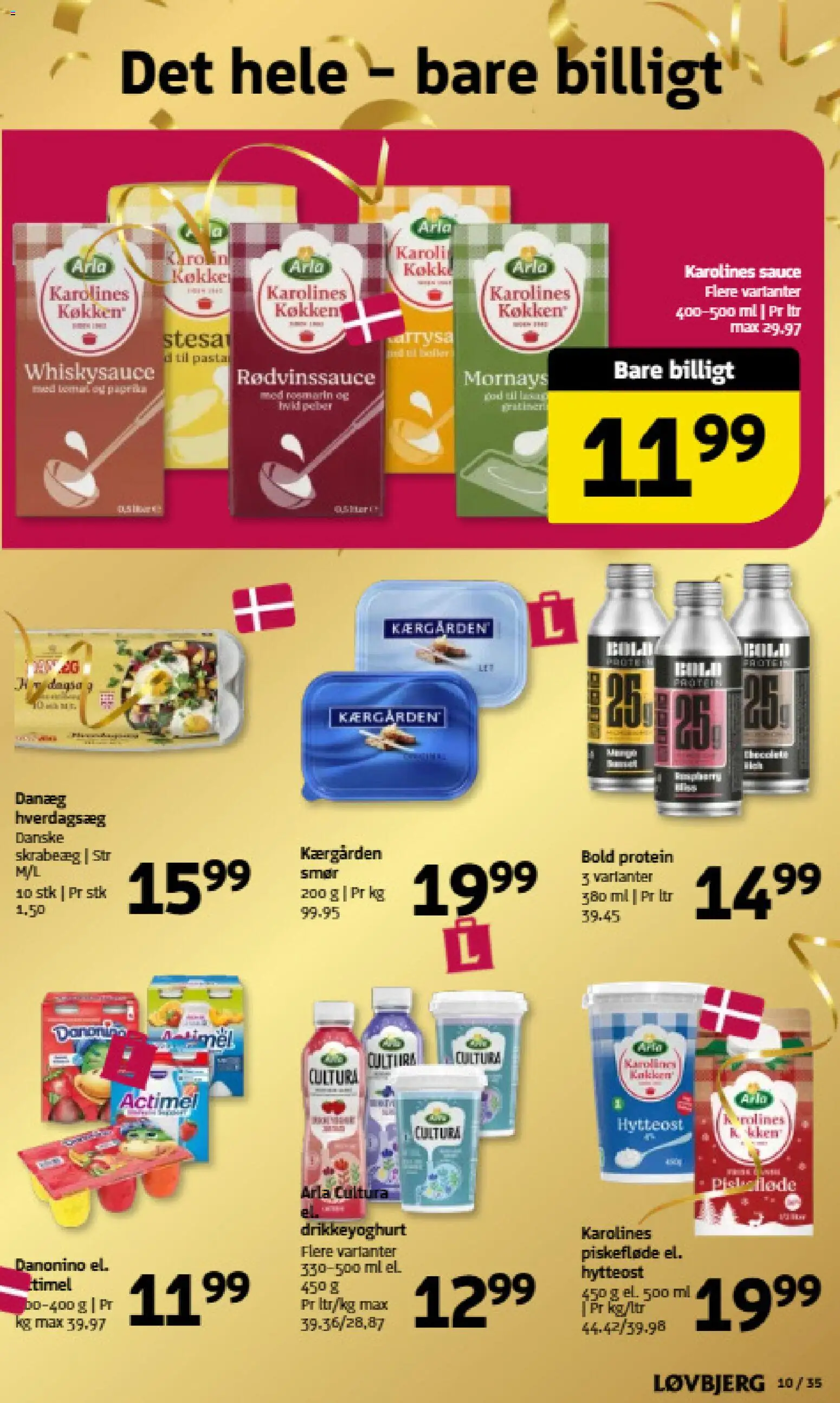 Løvbjerg tilbudsavis – gyldig fra 02.01.2026 | Side: 10 | Produkter: Smør, Pasta, Hytteost, Rødvinssauce