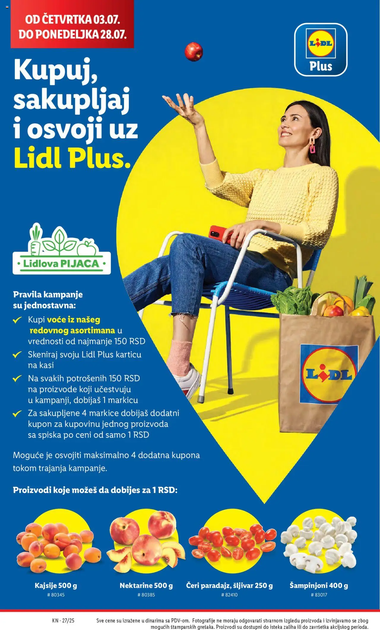 Lidl katalog - važi od 03.07.2025 | Strana: 50 | Proizvode: Šampinjoni
