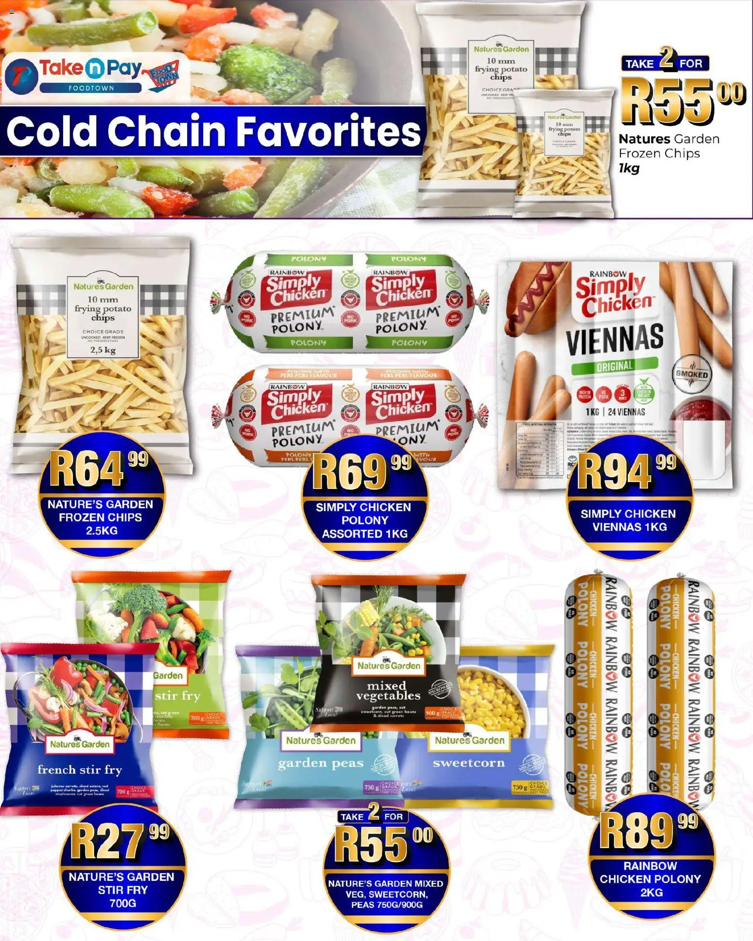 New Take n Pay catalogue – valid from 02.02.2026 | Page: 16 | Products: Pork, Chips, Carrots, Vegetables