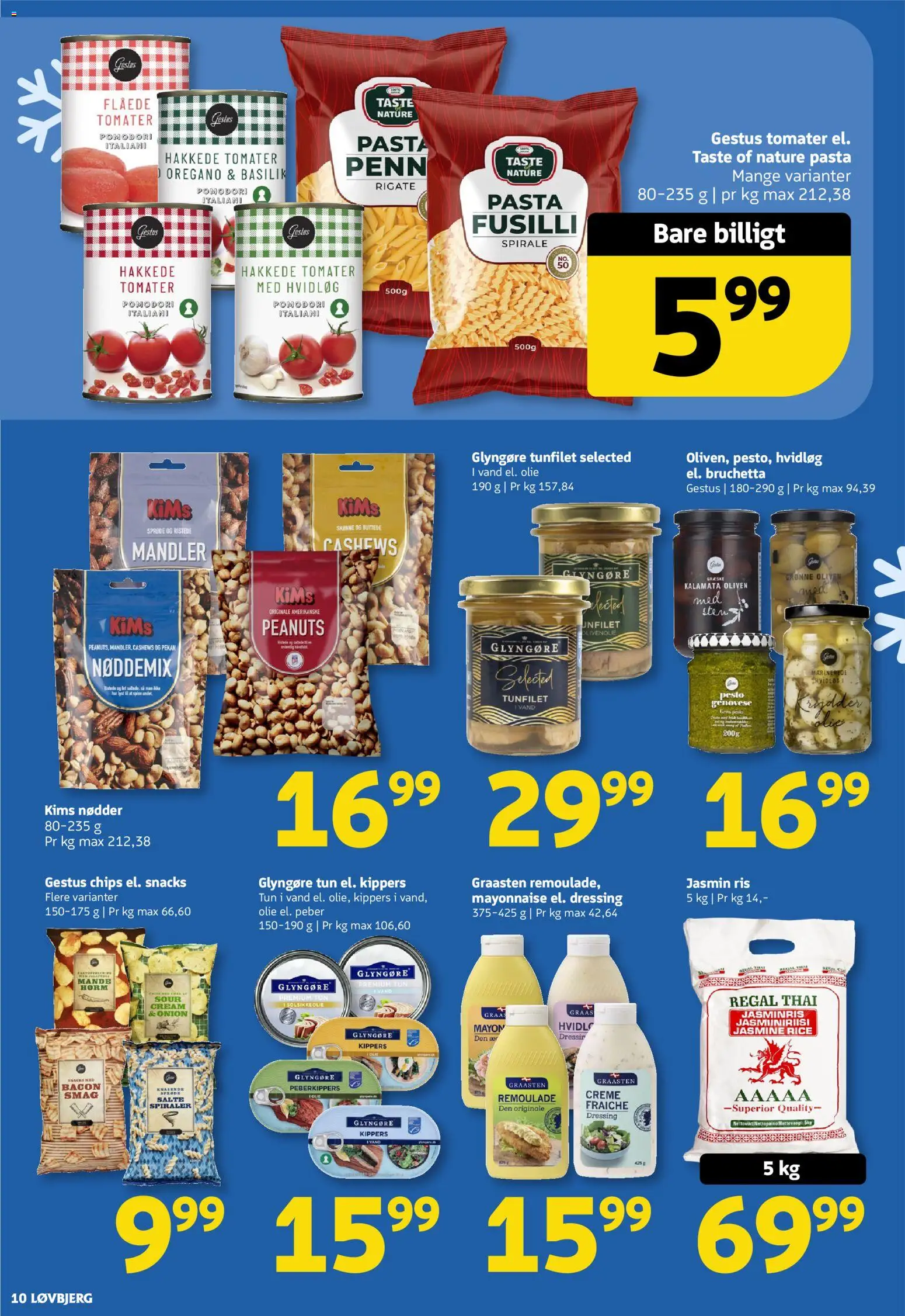 Løvbjerg tilbudsavis – gyldig fra 13.02.2026 | Side: 10 | Produkter: Pasta, Remoulade, Oliven, Oregano