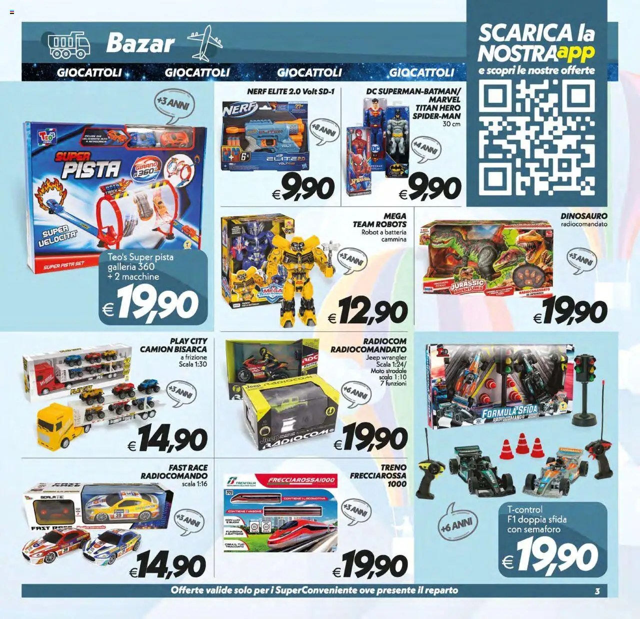 Volantino SuperConveniente del 17.10.2025 | Pagina: 28 | Prodotti: Scala, Robot, Batteria
