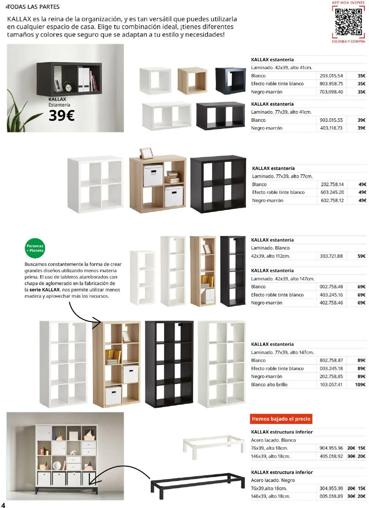 Catálogo IKEA Kallax │ válido desde el 04.02.2025 | Página: 4 | Productos: Tinte