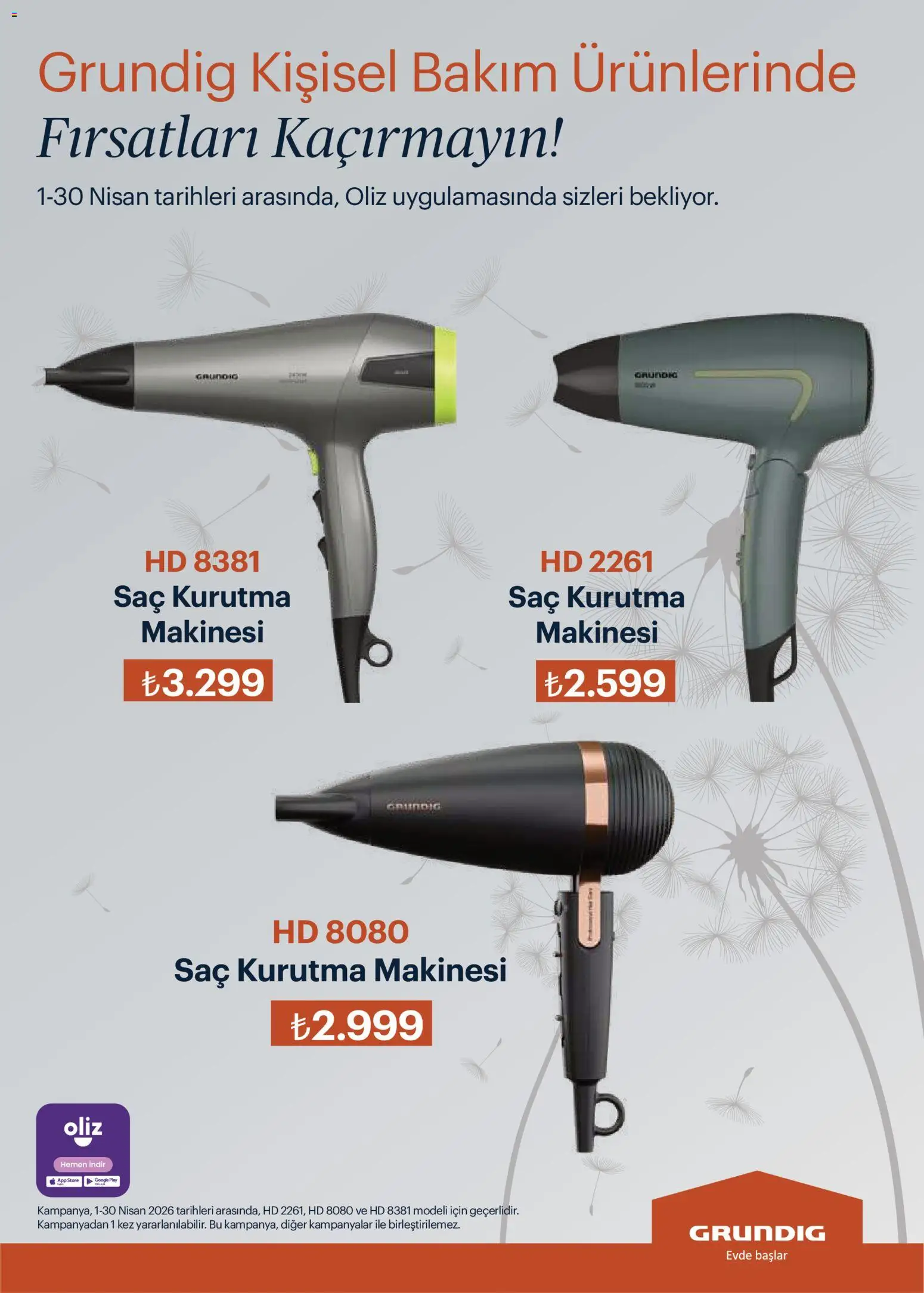 Arçelik Katalog - 01.04.2026 tarihinden itibaren geçerlidir | Sayfa: 100