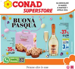 Anteprima del volantino Conad volantino Superstore Lombardia valido a partire dal 25.03.2026