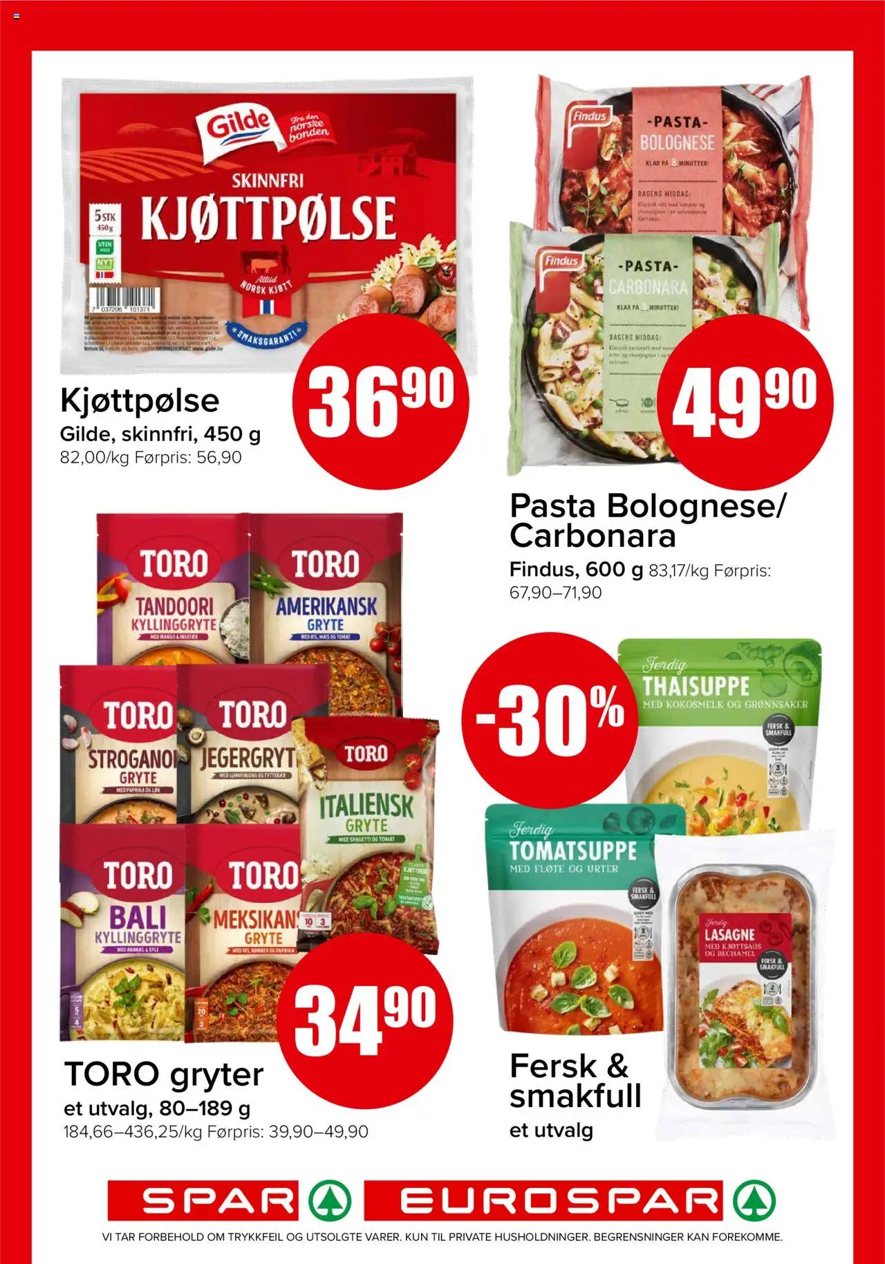  | Side: 7 | Produkter: Pulsometru, Prosecco, Форель, Kolasås