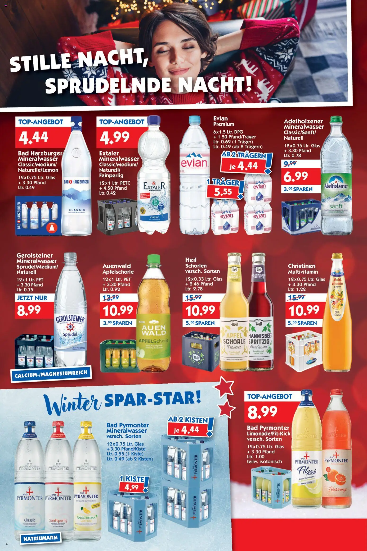 HOL’AB! Prospekt 	 – gültig ab 15.12.2025 | Seite: 4 | Produkte: Bad, Adelholzener, Mineralwasser, Gerolsteiner