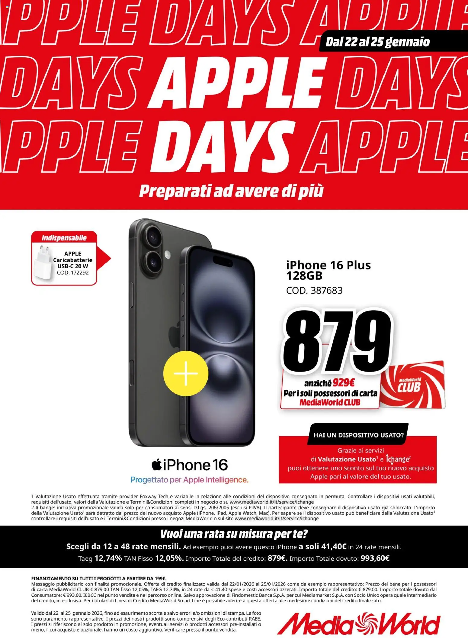 Volantino Media World del 22.01.2026 | Pagina: 1