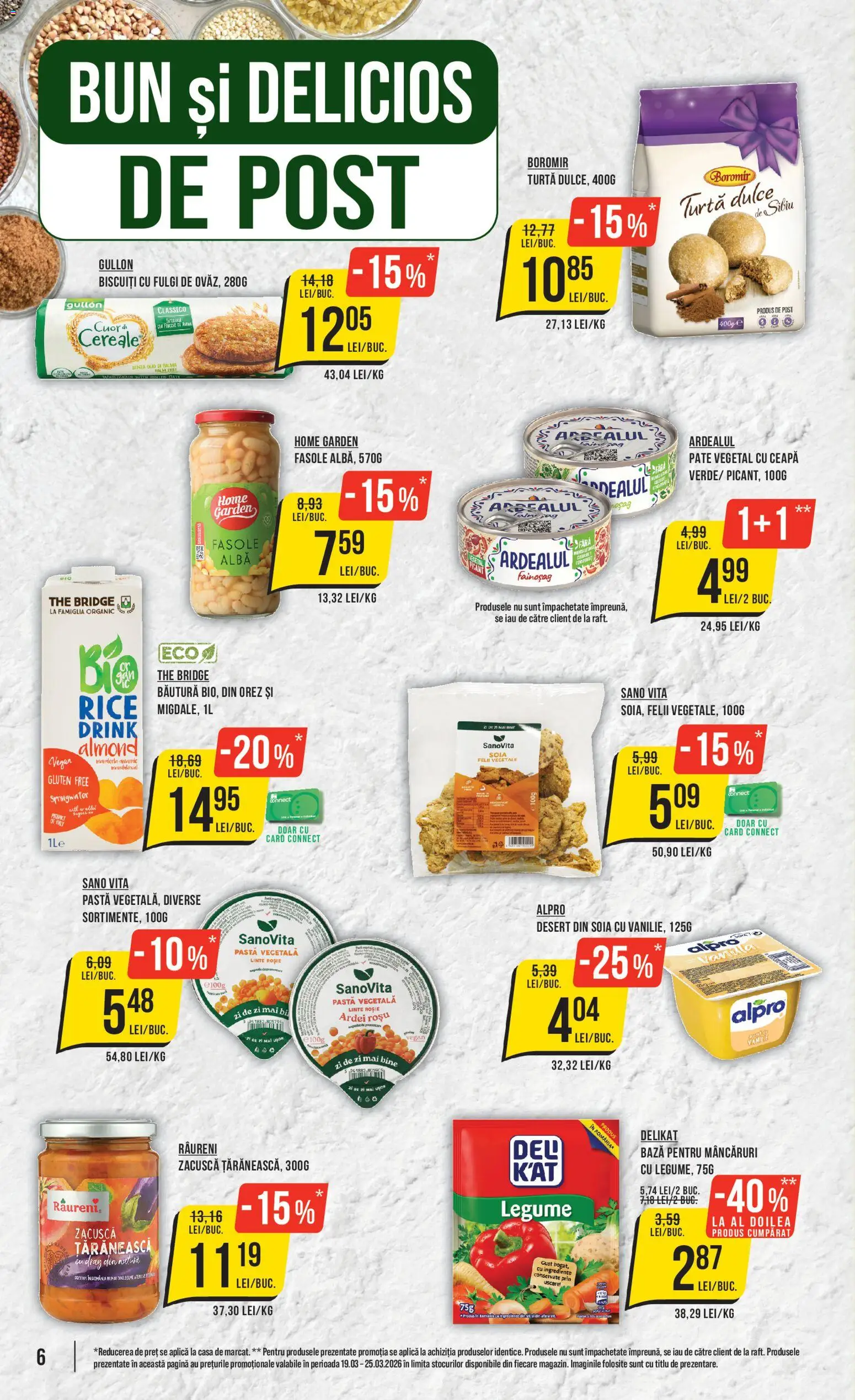 Noul catalog Mega Image Catalog – valabil de la 19.03.2026 | Pagină: 6 | Produse: Ardei, Orez, Ceapă, Legume