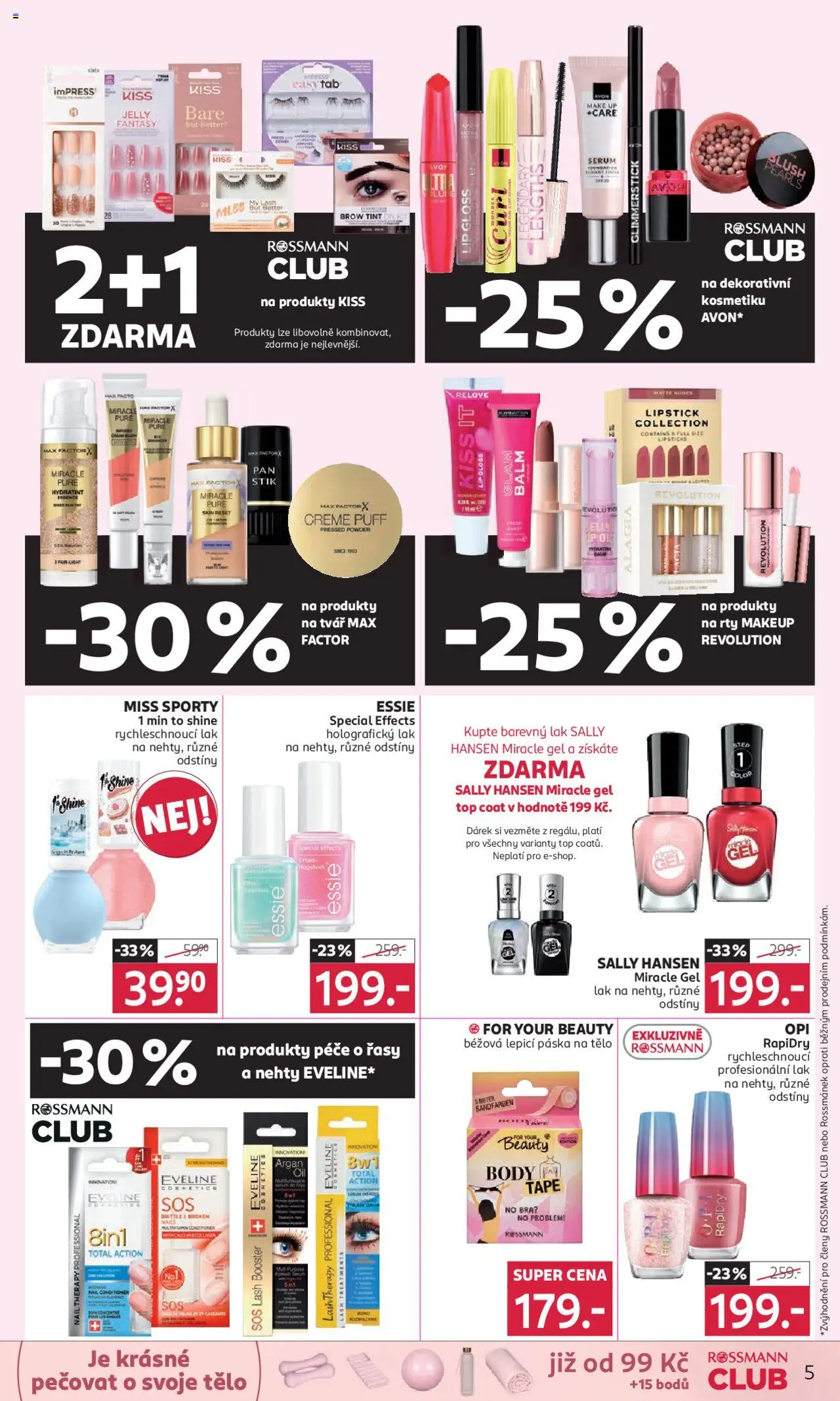 Rossmann leták od 18.06.2025 | Strana: 5 | Produkty: Makeup, Sérum, Nehty, Body