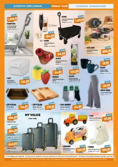 Çağrı Market Katalog - 23.08.2025 tarihinden itibaren geçerlidir | Sayfa: 16 | Ürünler: Kahve, Pantolon, Çorap, Tepsi