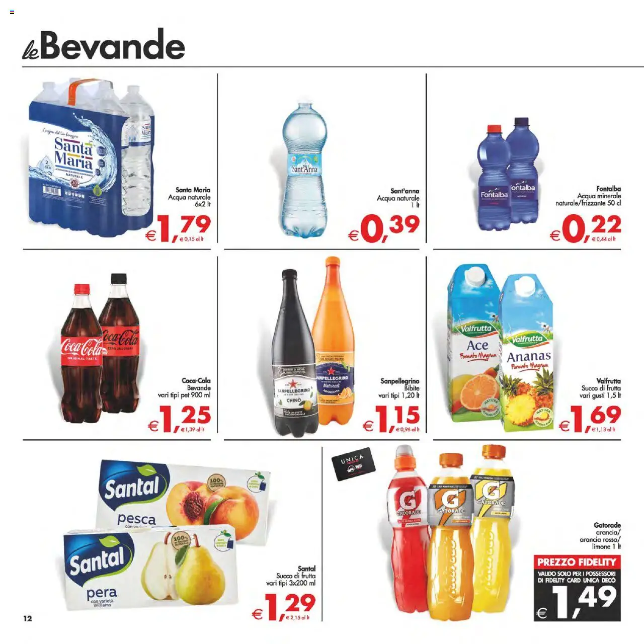 Volantino Decò del 14.10.2025 | Pagina: 12 | Prodotti: Acqua, Limone, Ananas, Acqua minerale