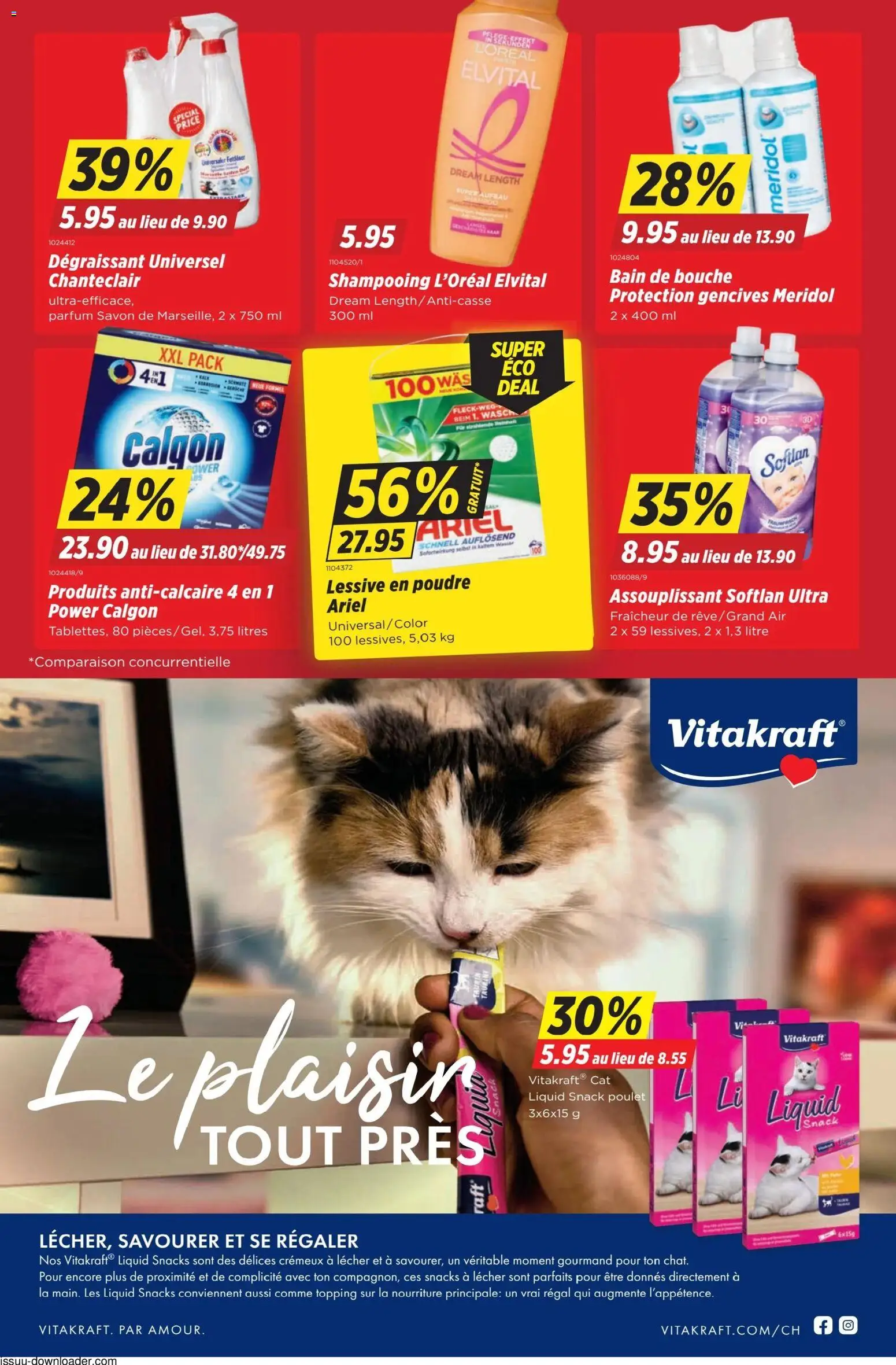 Denner aktionen FR – gültig ab 09.04.2026 | Seite: 19 | Produkte: Regal, Parfüm, Shampoo, Wasser