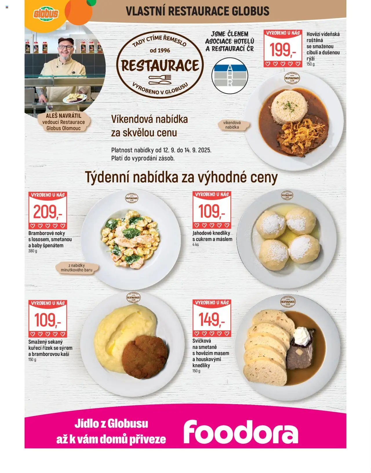 Globus leták - Olomouc od 10.09.2025 | Strana: 11 | Produkty: Hovězí, Globus, Noky, Bramborové noky