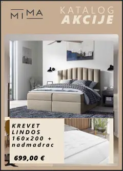 Mima namještaj katalog | vrijedi od 01.09.2025 | Stranica: 7 | Proizvodi: Krevet, Nadmadrac