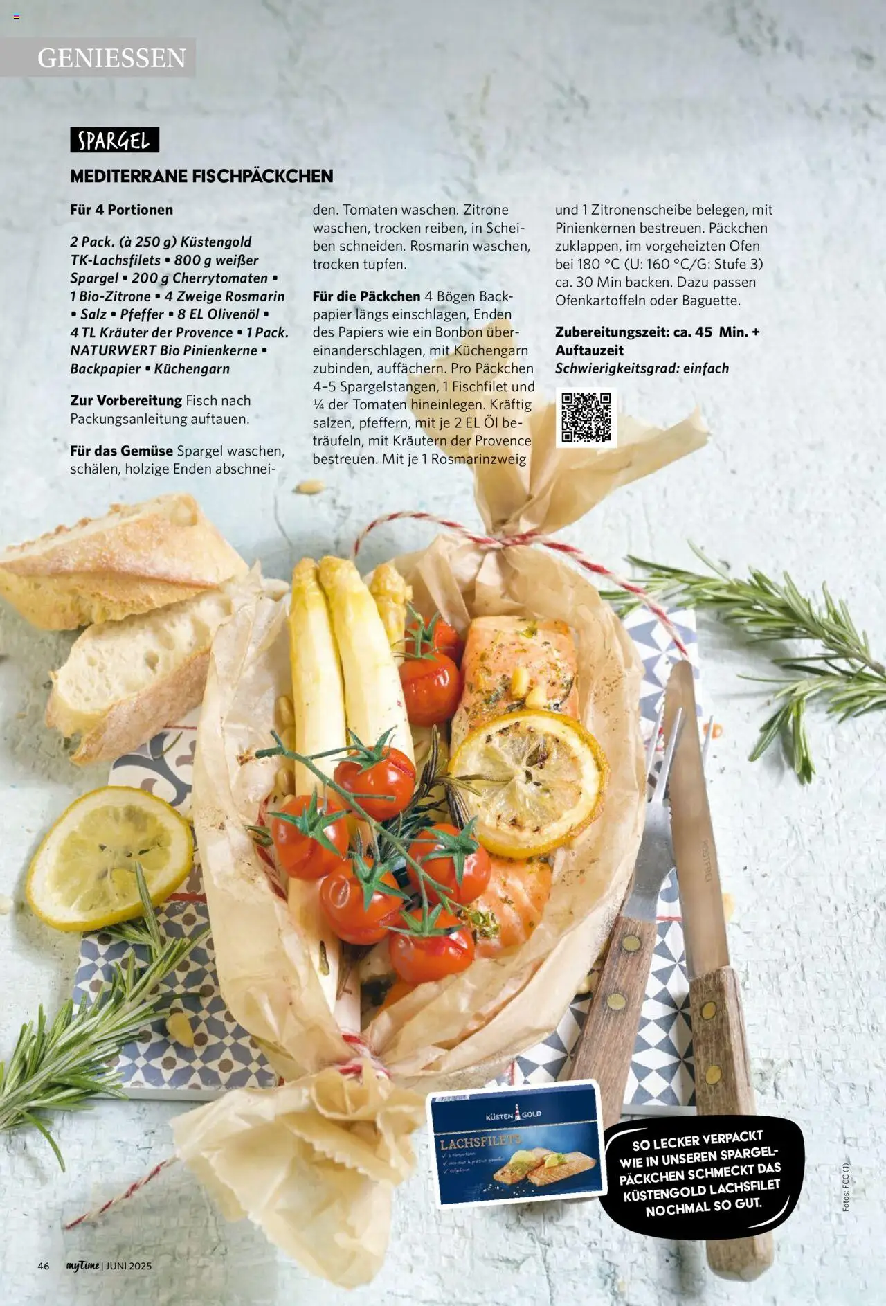 Combi - myTime Juni 2025 - gültig ab dem 01.06.2025 | Seite: 46 | Produkte: Ofen, Olivenol, Spargel, Gemüse