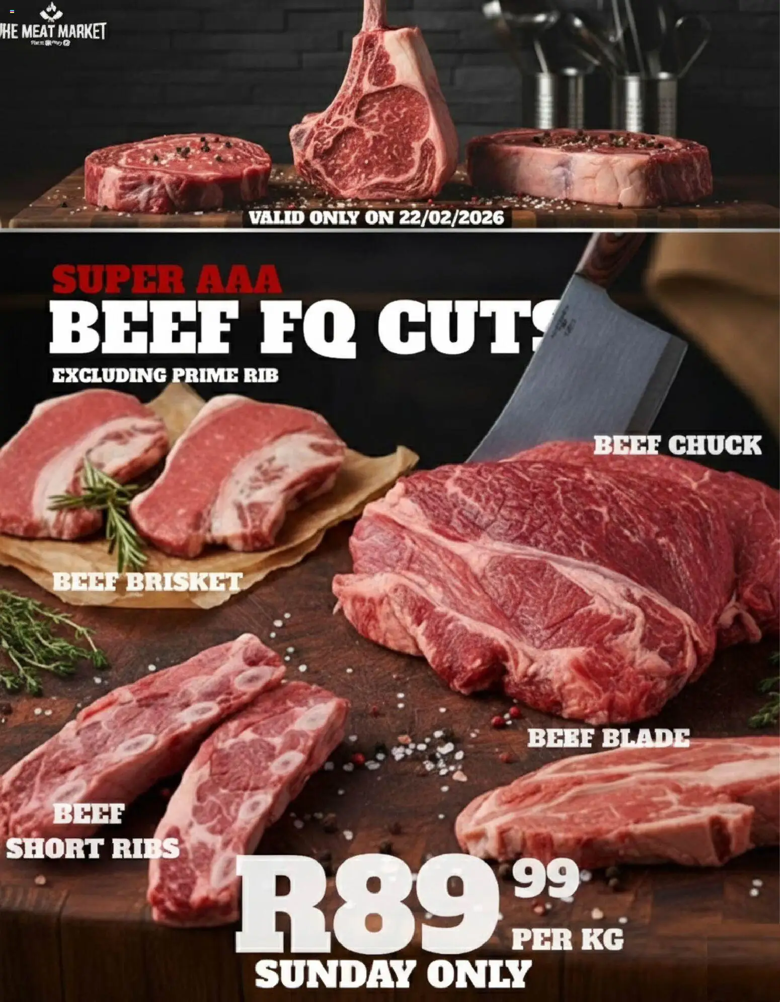 New Take n Pay catalogue – valid from 22.02.2026 | Page: 18 | Products: Ribs, Beef