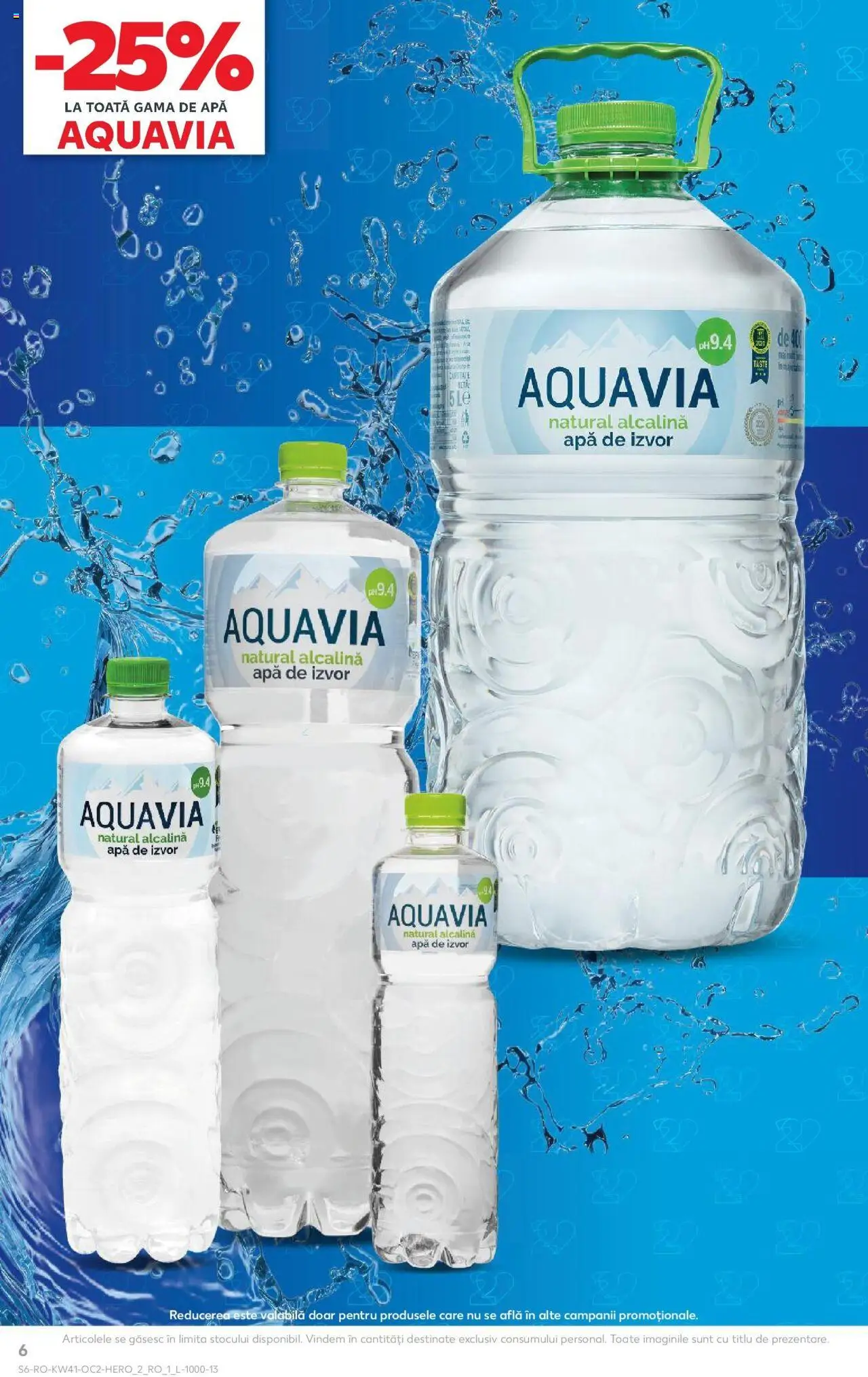 Noul catalog Kaufland – valabil de la 08.10.2025 | Pagină: 6 | Produse: Apă