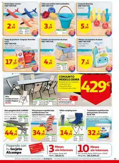 Alcampo - HP Nacional Unificado litoral  │ válido desde el 30.07.2025 | Página: 17 | Productos: Maleta, Juguetes, Nevera, Silla