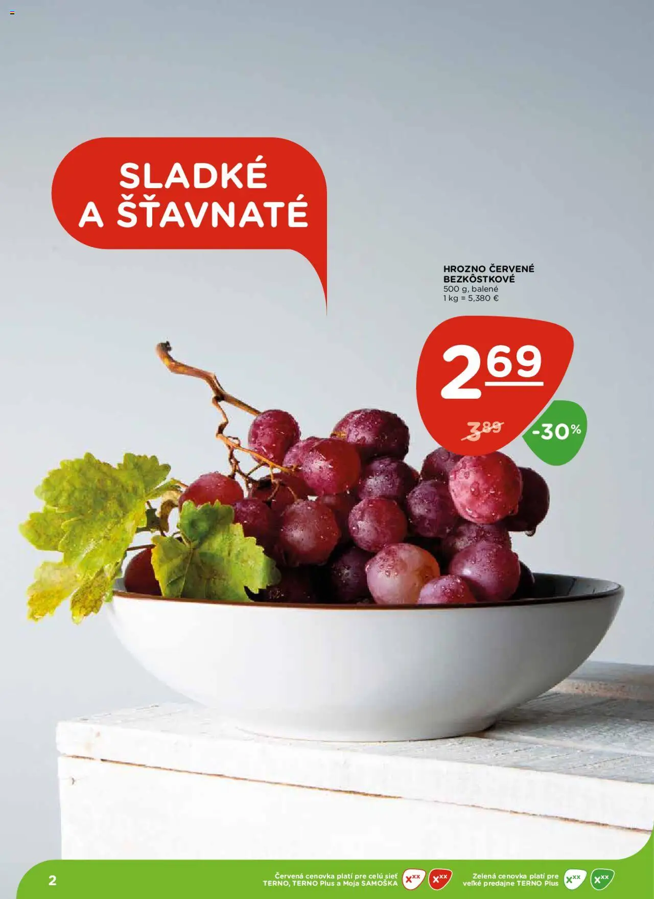 Terno leták │ platný od 24.07.2025 | Strana: 2 | Produkty: Hrozno