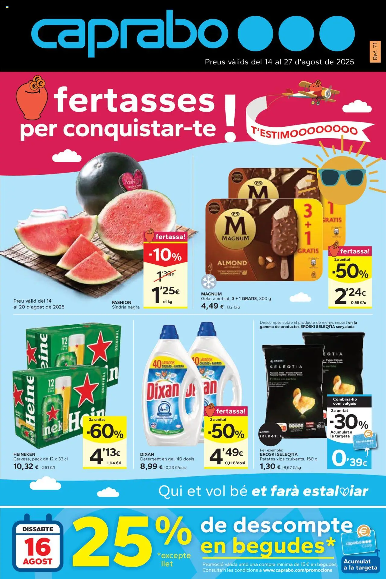 Caprabo folleto │ válido desde el 14.08.2025 | Página: 1 | Productos: Σπανάκι
