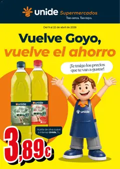 Vista previa Unide - Vuelve Goyo, vuelve el ahorro Supermercados  válido desde el 09.04.2026