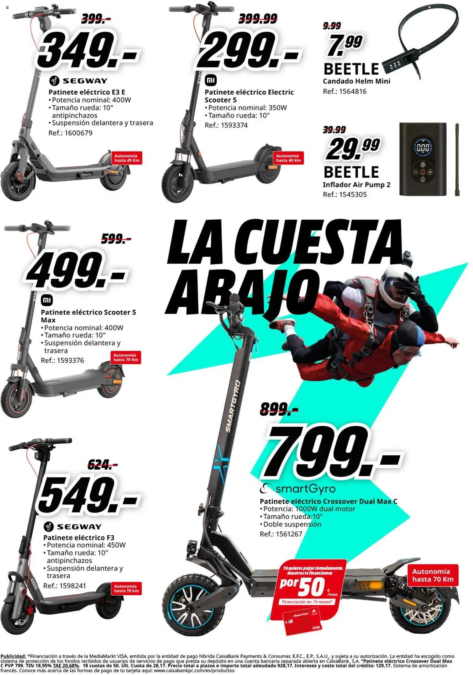 Media Markt folleto │ válido desde el 14.01.2026 | Página: 17 | Productos: Patinete, Té, Inflador, Ελιές