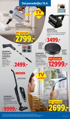 Lidl katalog - pregled Lidl kataloga - važi od 09.04.2026 | Strana: 95 | Proizvode: Robot, Baterija, Kabl, Ručni usisivač