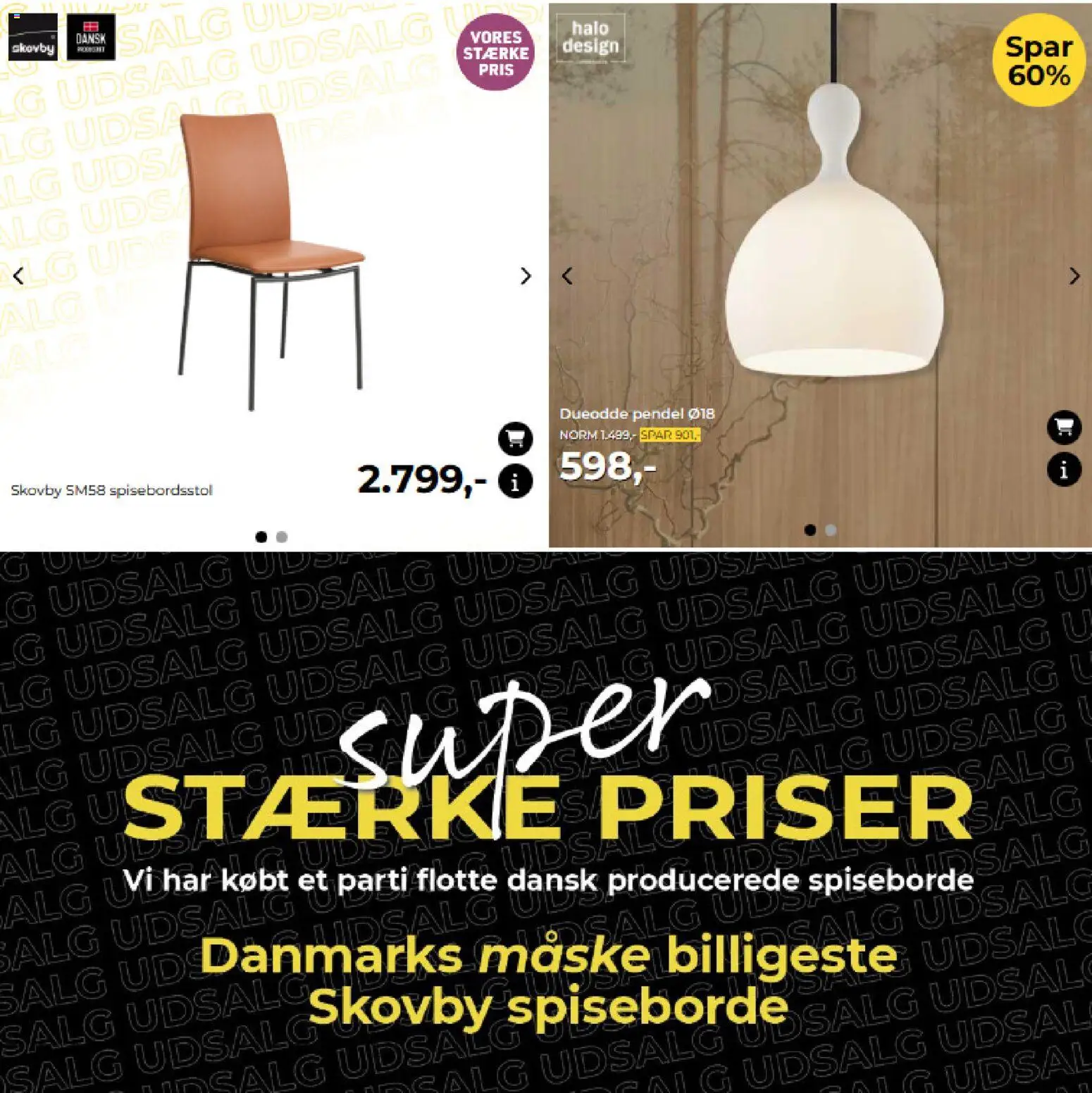 Møblér tilbudsavis – gyldig fra 22.12.2025 | Side: 19 | Produkter: Maske, Spiseborde