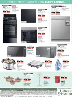 House and Home specials catalogue – valid from 19.01.2026 | Page: 8 | Products: Pedestal, Dishwasher, Iron, Cooker