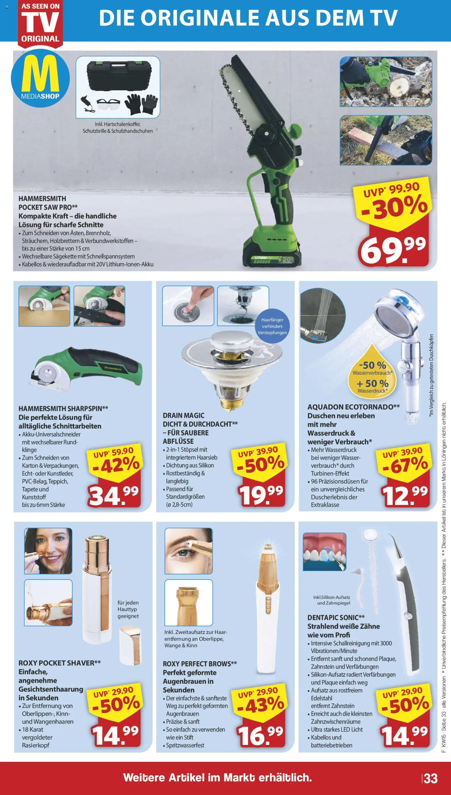 Famila Nordwest Prospekt 	 – gültig ab 07.04.2026 | Seite: 35 | Produkte: Wasser, TV