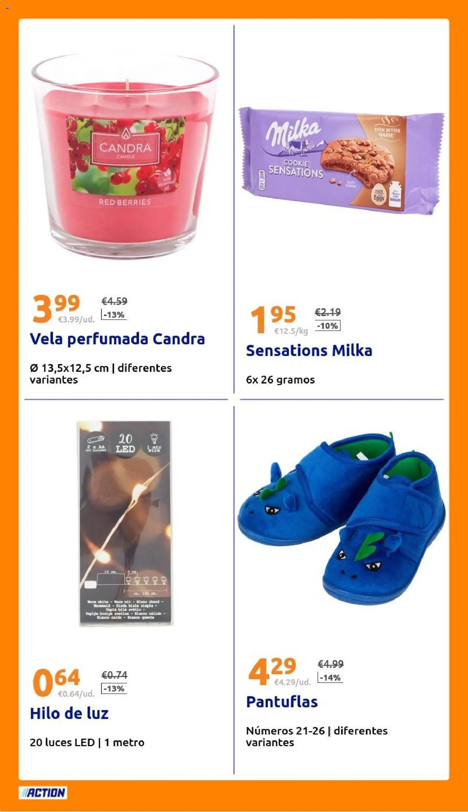 Action - Action ES week 44 2025 │ válido desde el 29.10.2025 | Página: 20 | Productos: Pantuflas, Vela, Ρούτερ