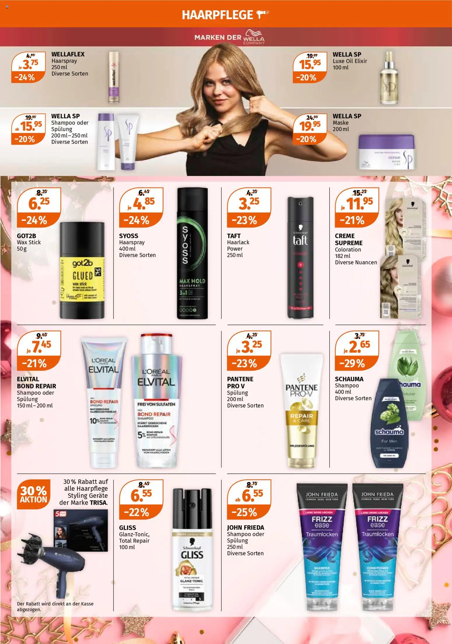 Müller Aktionen – gültig ab 18.12.2025 | Seite: 5 | Produkte: Shampoo, Conditioner, Haarspray, Spülung