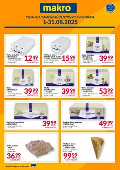 Pogląd oferty "Makro Gazetka - Wafle do lodow" - ważna od 01.08.2025