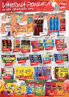 CBA Verex leták platný od 01.04.2026