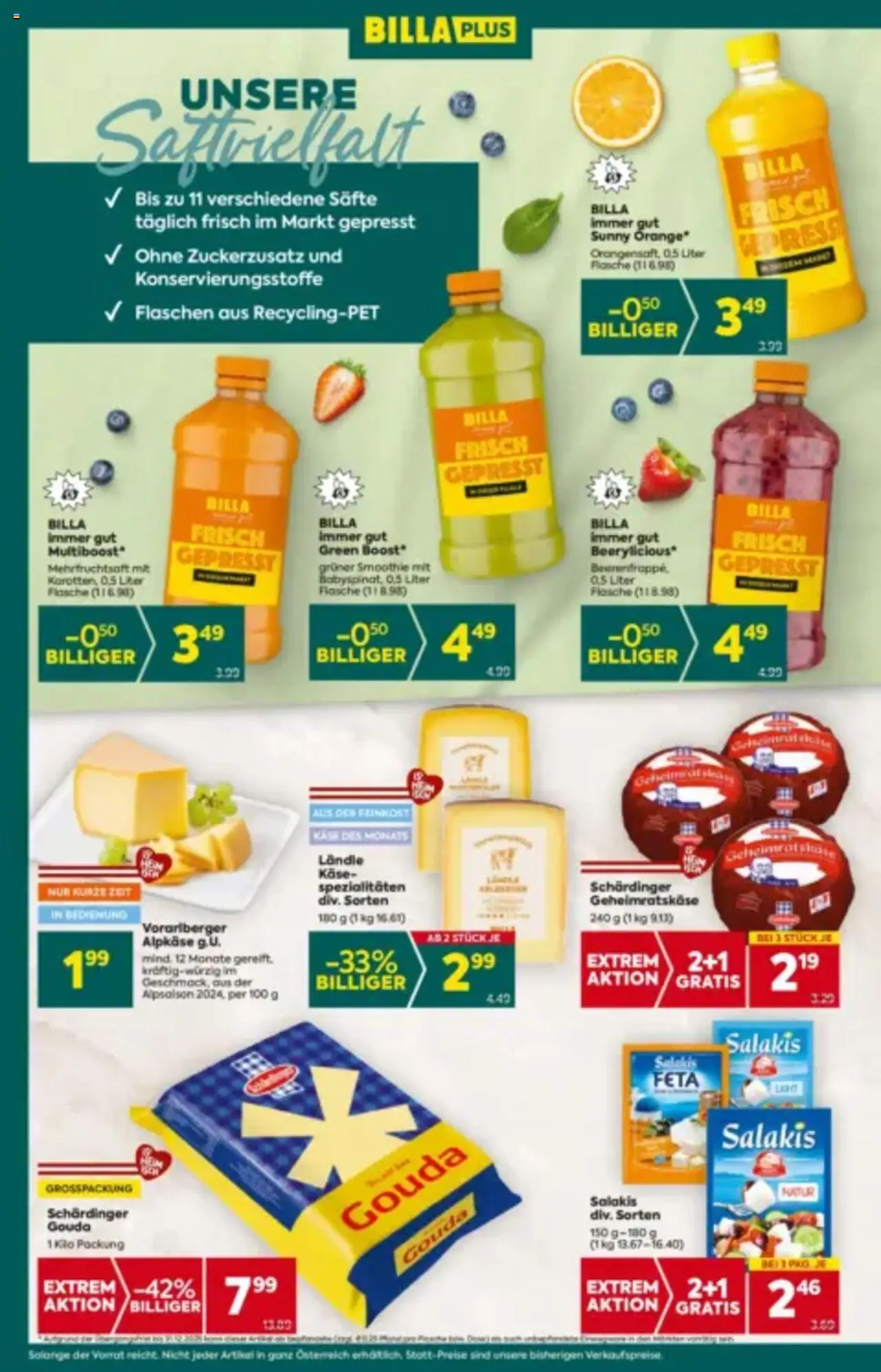 Billa Plus Flugblatt gültig ab 21.08.2025 | Seite: 10 | Produkte: Käse