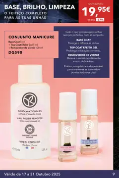 Pré-visualização Yves Rocher Halloween válido de 17.10.2025 | Página: 9 | Produtos: Top, Base, Verniz