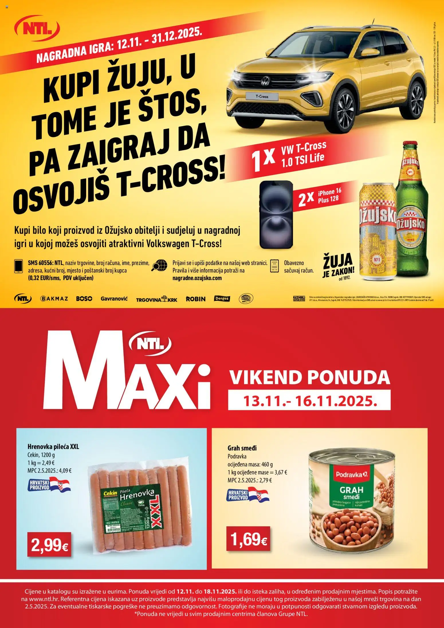 NTL katalog | vrijedi od 12.11.2025 | Stranica: 9 | Proizvodi: Grah, Ožujsko, Telefon, Igra