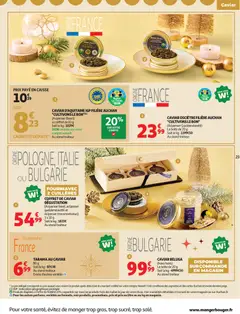 Auchan - Prévisualisation de Auchan - Sélection gourmet, bon Noël valide à partir de 16.12.2025 | Page: 23