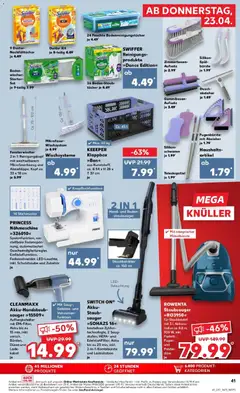 Silikon-Spül-bürste, Silikon-Spül-bürste ab 23.04.2026 gültig | Seite: 41 | Produkte: Kabel, Staubsauger, Nähmaschine, Box