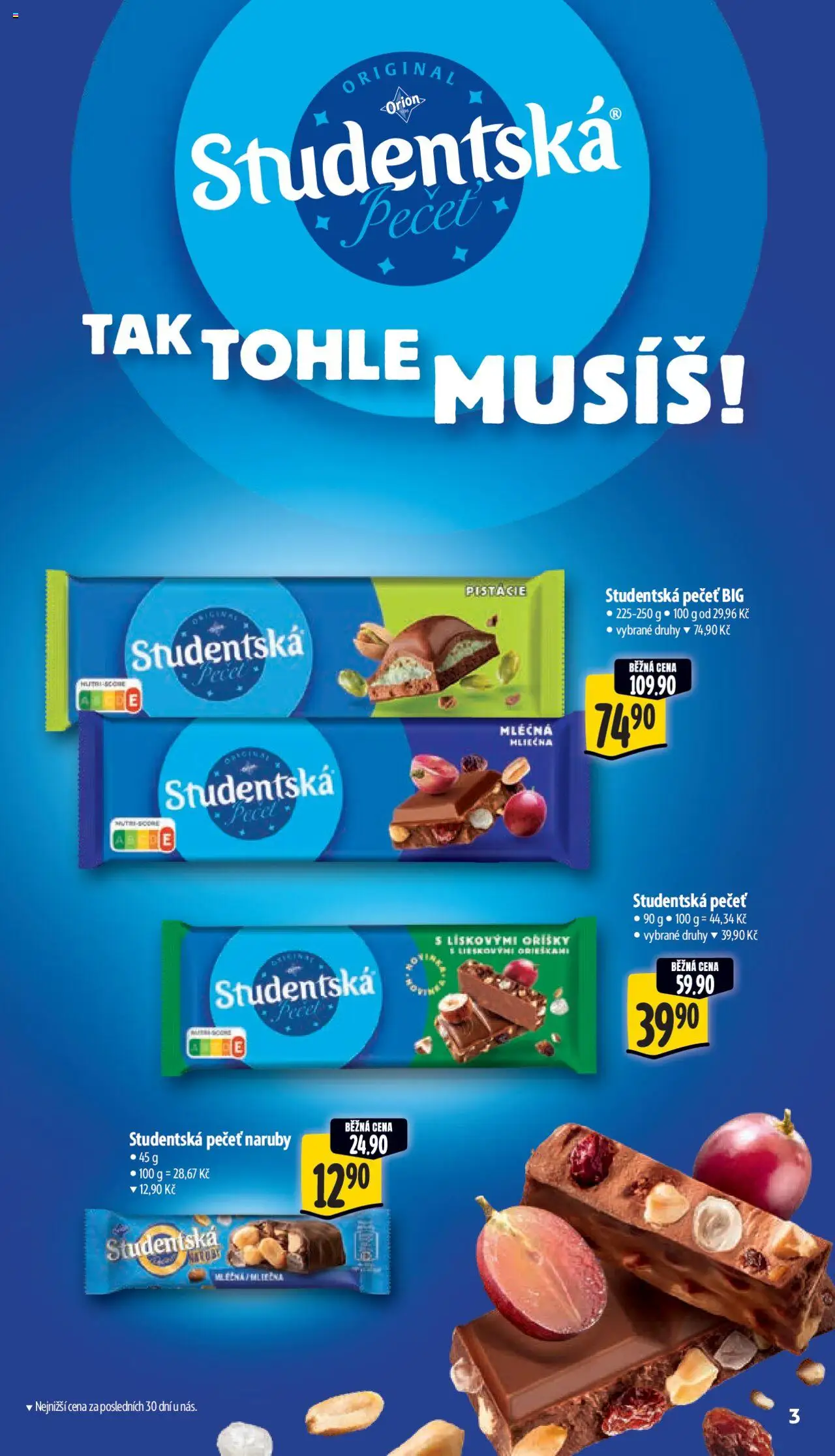 Albert leták - Supermarket od 01.10.2025 | Strana: 8 | Produkty: Pistácie, Oříšky, Studentská pečeť