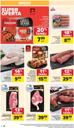 Carrefour Gazetka od 21.07.2025 | Strona: 20 | Produkty: Mięso, Noga z kaczki, Pierś z kaczki, Burgery wolowe