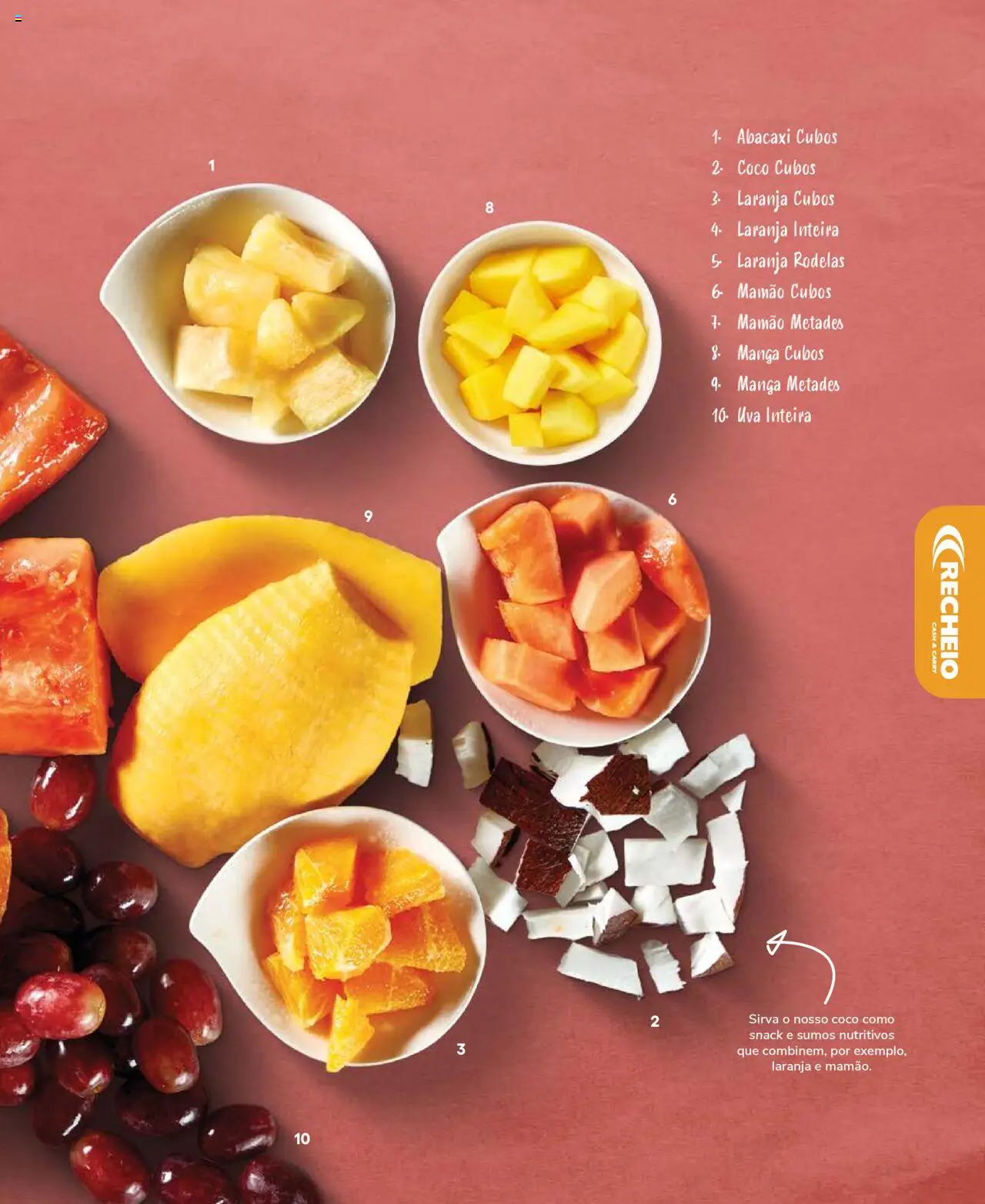Recheio Frutas e Legumes │ válido de 19.09.2024 | Página: 91 | Produtos: Abacaxi, Mamão