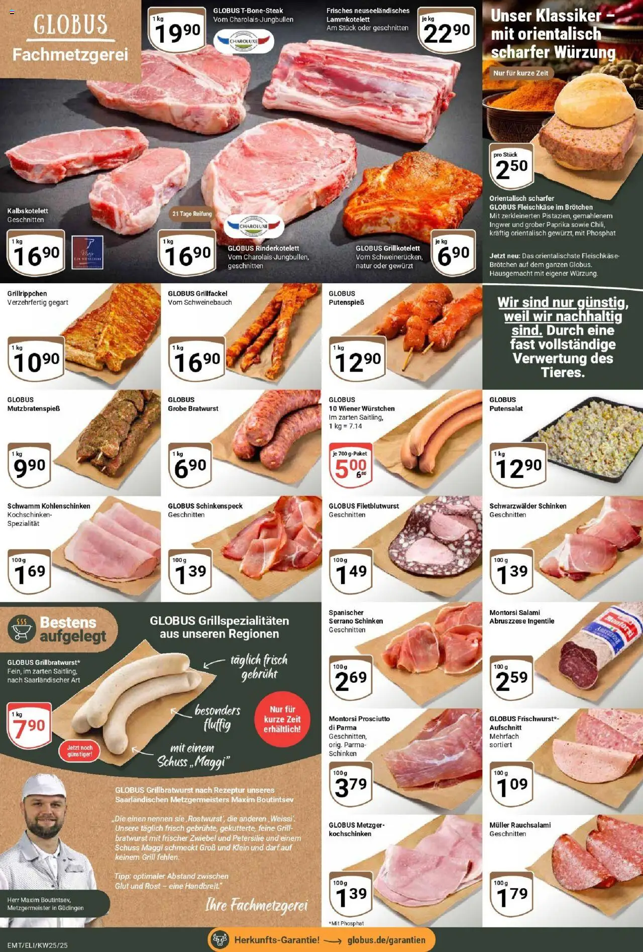 Globus prospekt Erfurt-Linderbach	 - gültig ab dem 15.06.2025 | Seite: 10 | Produkte: Wiener wurstchen, Maggi, Schweinebauch, Petersilie