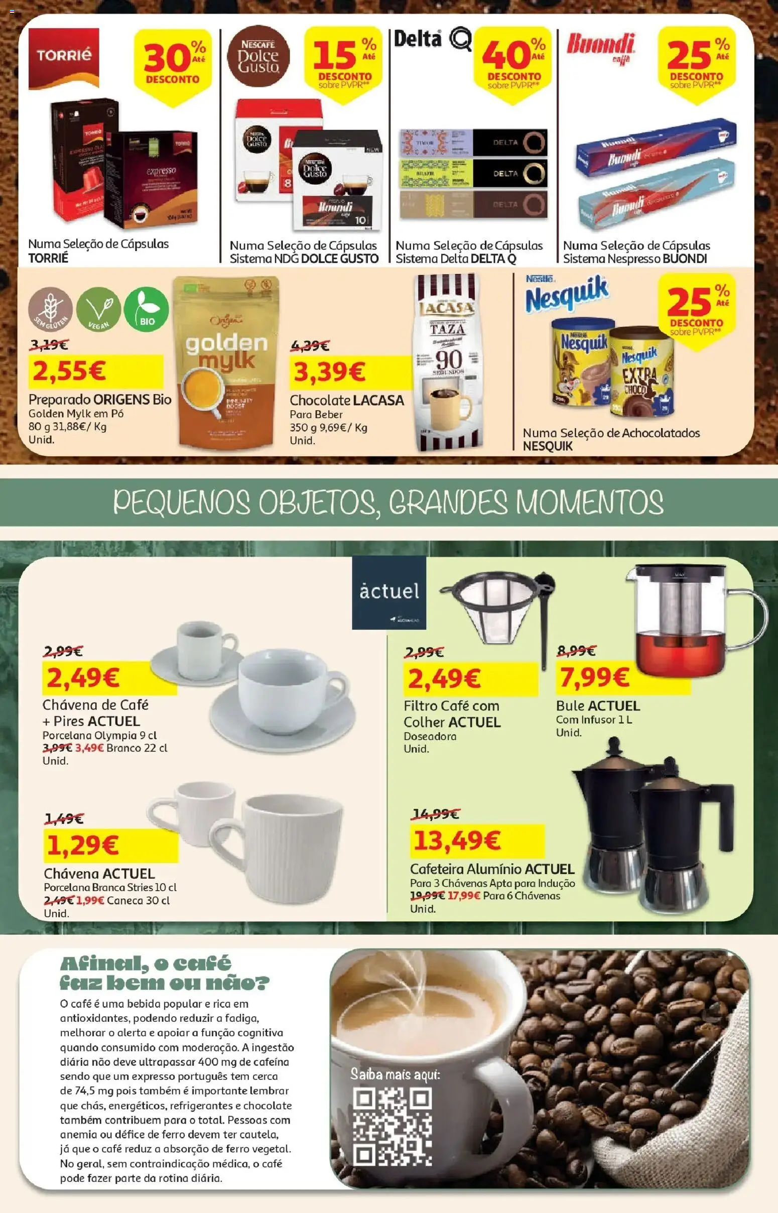 Auchan - O bem-estar começa em casa! │ válido de 26.12.2025 | Página: 22 | Produtos: Ferro, Delta q, Chávenas, Café