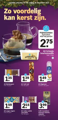 AH Slagroom, Spuitbus 250 gram - Voorbeeld van een folder van Albert Heijn, geldig van 20.12.2025 | Pagina: 23