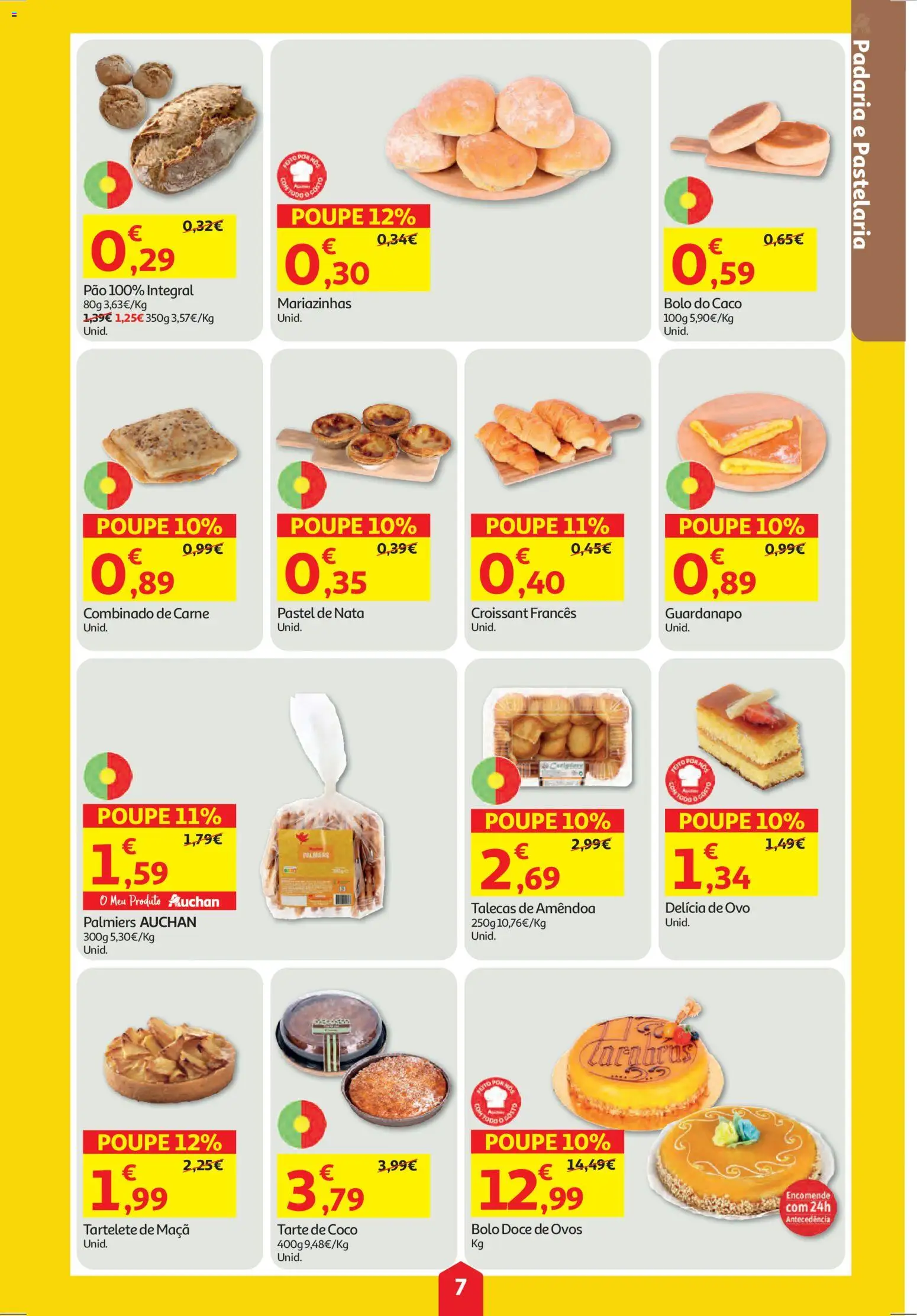 Auchan folheto │ válido de 30.04.2026 | Página: 7 | Produtos: Ovos, Tarte, Nata, Carne