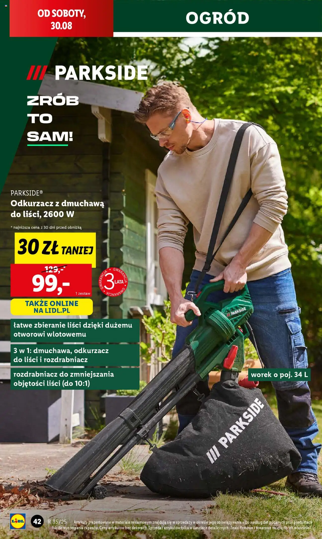 Lidl Katalog od 25.08.2025 | Strona: 42 | Produkty: Odkurzacz