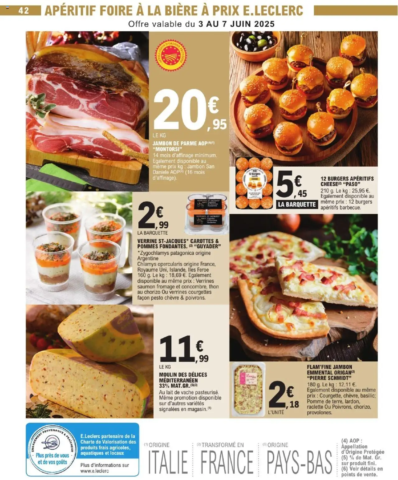  | Page: 42 | Produits: Chorizo, Pesto, Fromage, Bière